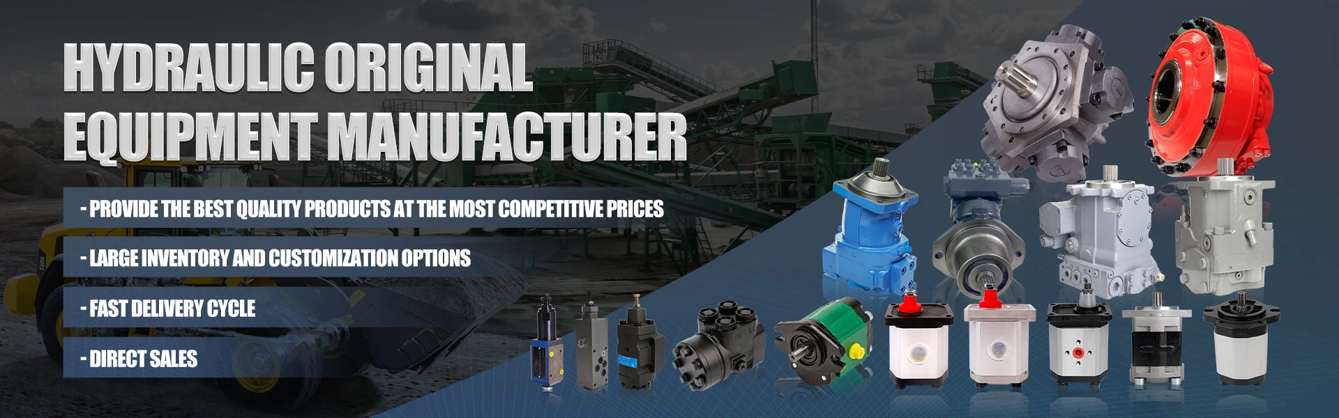 POOCCA, a professional supplier of hydraulic transmission products, offers a comprehensive and efficient after-sales system.